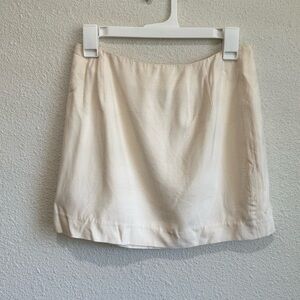 VTG Linda Allard Ellen Tracy Size 12P Silk Mini Skirt Y2K 90's Preppy Classy